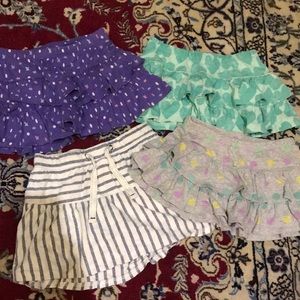 Bundle of 4 size 4/5 skirts